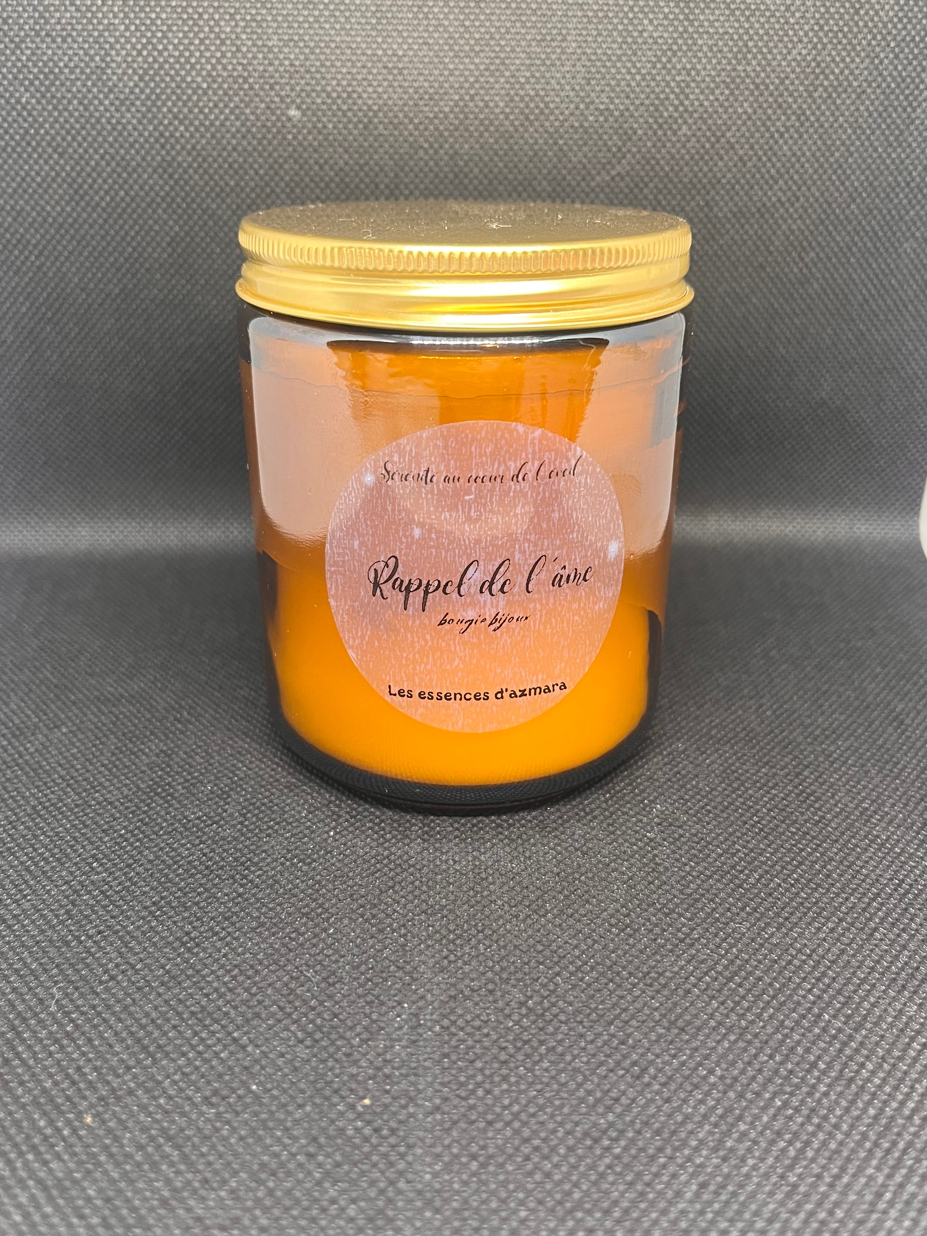 Rappel de l’âme, bougie bijoux