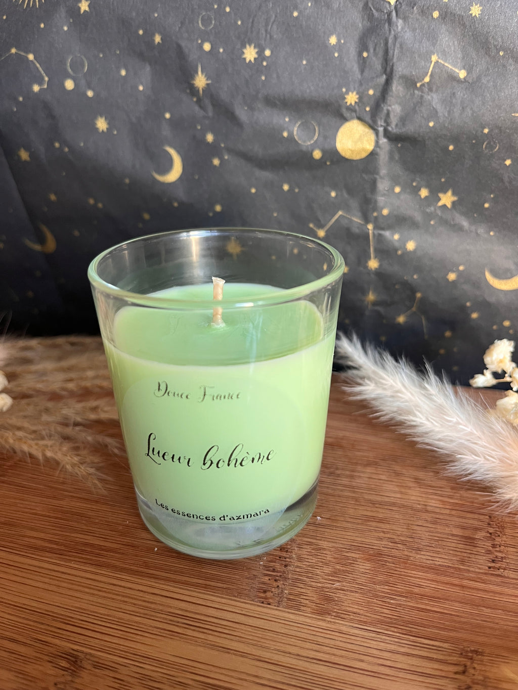 Bougie lueur bohème